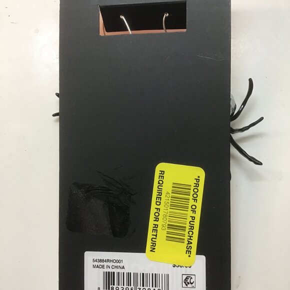 Betsey Johnson New Black Spider Earrings - Picture 3 of 3